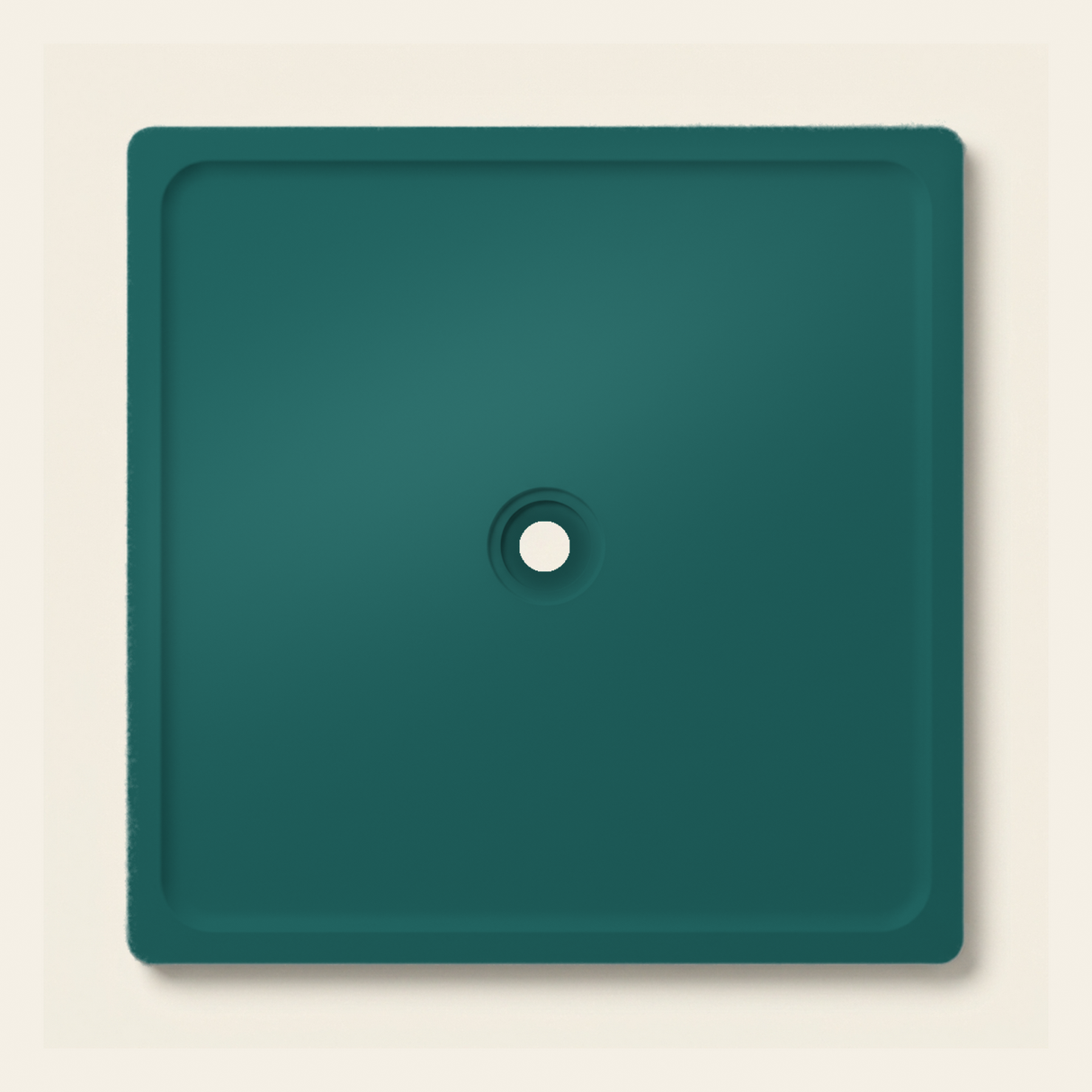 OMN-V5B Dark Jade — 1500 x 1500 shower tray