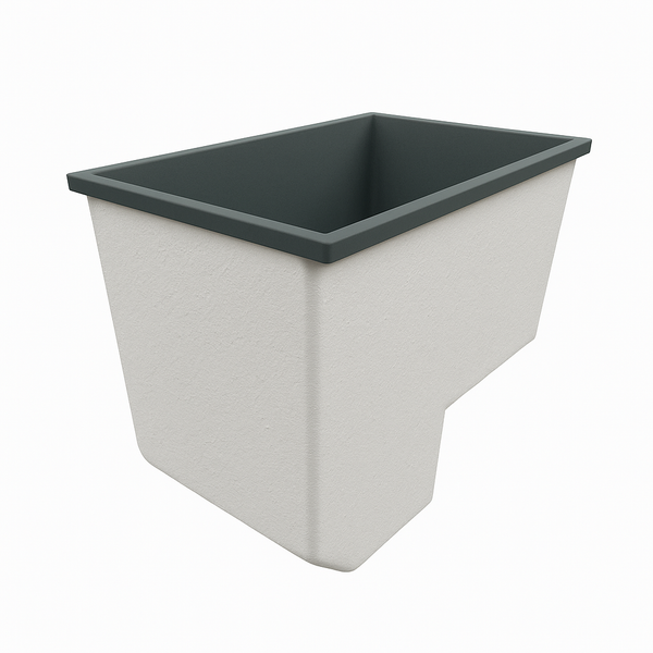 Omnitub 1100 x 600 UK seated soaking tub 1000mm depth rectangular - gallery image 6
