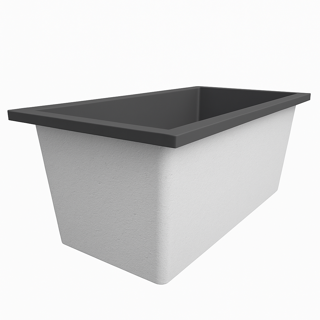 1400 x 800 Deep Soaking Tub – 600mm Depth – Rectangular – Omnitub