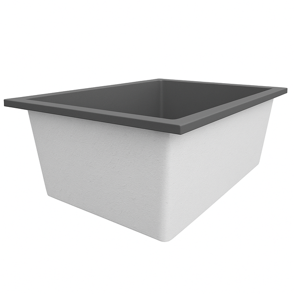 Omnitub Solo Plus 1250 x 1050 handmade UK deep soaking tub 600mm depth wide rectangular - close-up detail 3