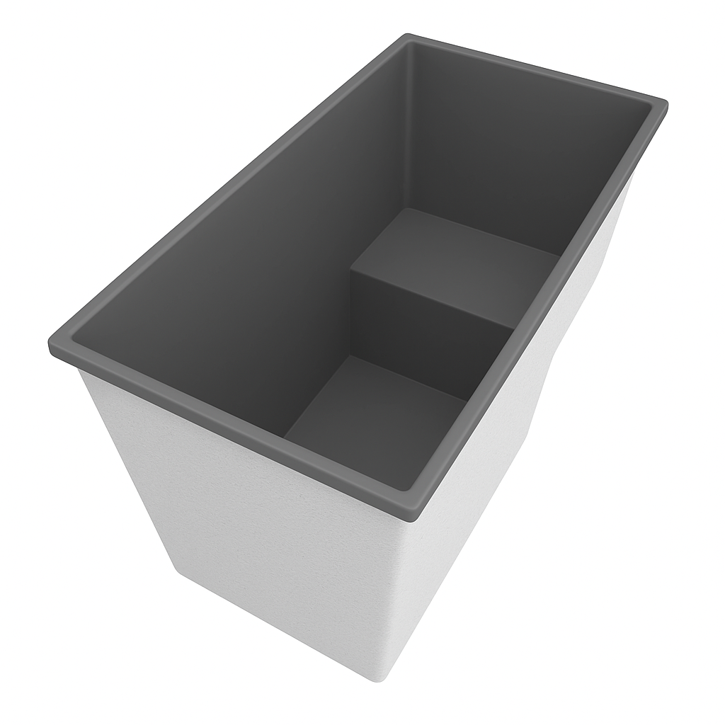 1495 x 800 Seated Soaking Tub – 1000mm Depth – Rectangular – Omnitub