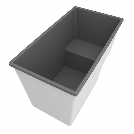 Deep Bathtub With Seat 1495 L x 800 W x 1000 Depth Handmade by Omnitub