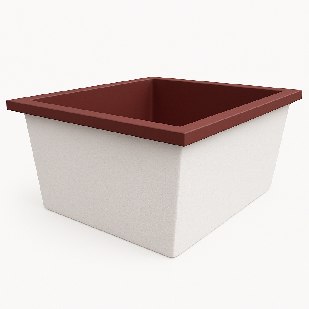 1400 L x 1200 W x 625 H. Bain profond. Omnitub Duo Flow