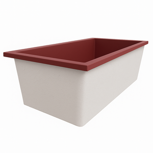 Deep Bathtub 1750 L x 950 W x 600 Soaking Depth Handmade by Omnitub