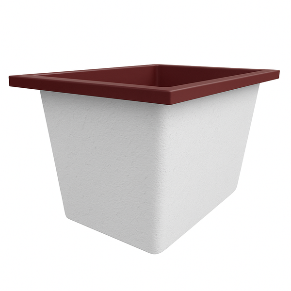 Omnitub Solo Max 1050 x 800 handmade UK deep soaking tub 600mm depth rectangular - additional view 2