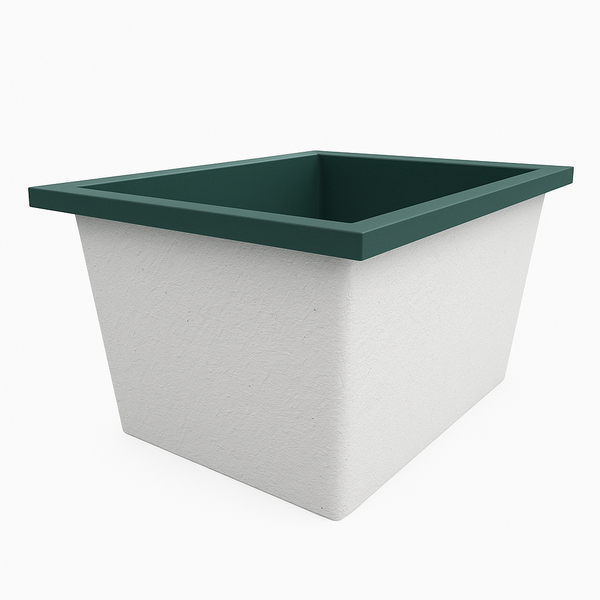 Omnitub Solo Extra 1150 x 900 handmade UK deep soaking tub 600mm depth rectangular - main product view 4