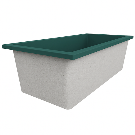 Deep Bathtub 1900 L x 900 W x 600 Soaking Depth Handmade by Omnitub