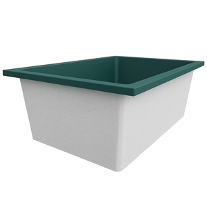 Omnitub Solo Extreme 1600 x 1050 handmade UK deep soaking tub 600mm depth wide rectangular - main product view 4