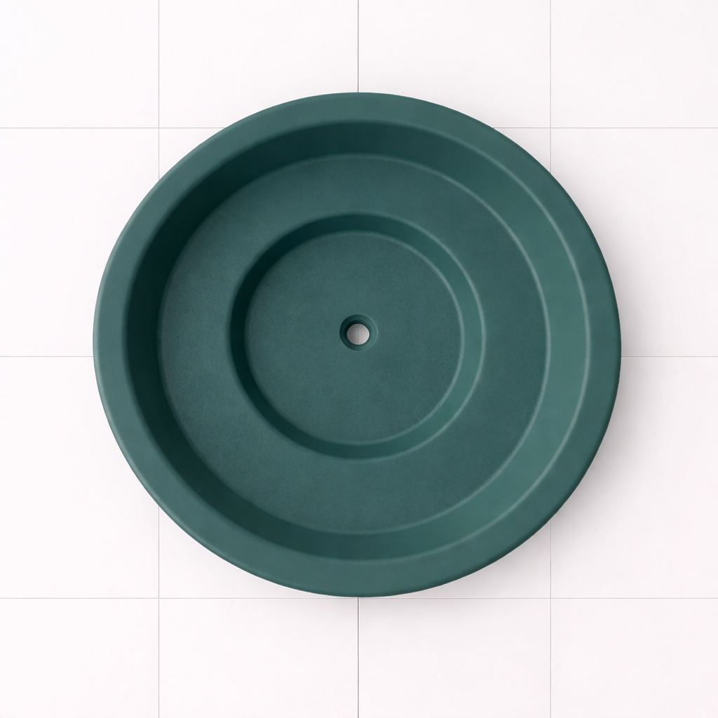 1500 Diameter Soaking Tub – 1000mm Depth – Round by Omnitub - bathroom installation 2