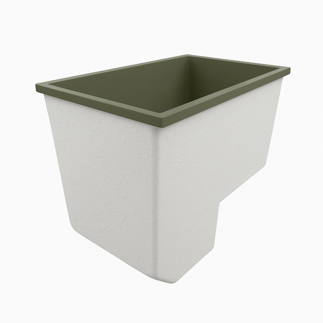 Deep Bathtub With Seat 1100 L x 1100 W x 1000 Depth Handmade by Omnitub