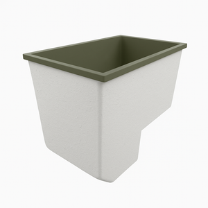 Deep Bathtub With Seat 1100 L x 700 W x 1000 Depth Handmade by Omnitub