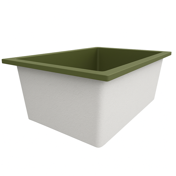 Omnitub Solo Plus 1250 x 1050 handmade UK deep soaking tub 600mm depth wide rectangular - finish and texture 3