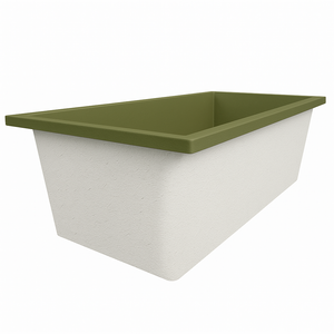 Deep Bathtub 1900 L x 900 W x 600 Soaking Depth Handmade by Omnitub
