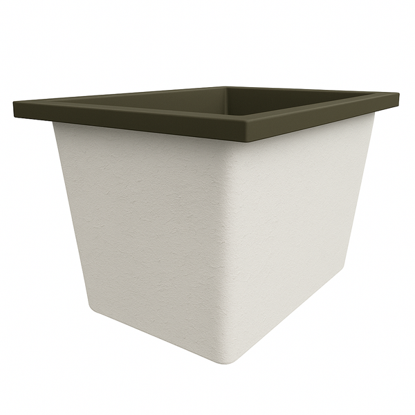 Omnitub Solo Max 1050 x 800 handmade UK deep soaking tub 600mm depth rectangular - feature highlight 2