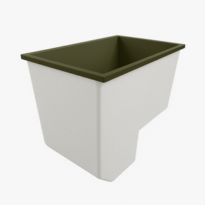 Deep Bathtub With Seat 1100 L x 700 W x 1000 Depth Handmade by Omnitub