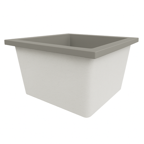 1050 L x 1050 W x 625 H. Petite baignoire profonde. Omnitub Duo