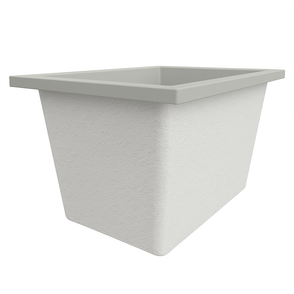 1050 x 750 Deep Soaking Tub – 600mm Depth – Rectangular – Omnitub