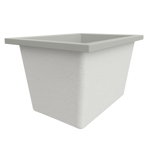 Omnitub Solo Max 1050 x 800 handmade UK deep soaking tub 600mm depth rectangular - gallery image 2