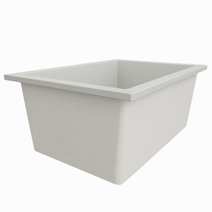 Omnitub Solo Extreme 1600 x 1050 handmade UK deep soaking tub 600mm depth wide rectangular - interior detail 4