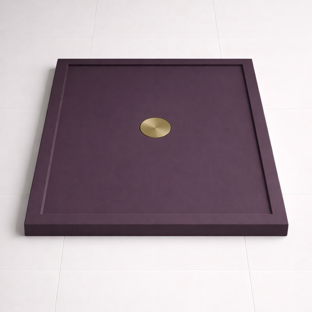 Omnitub 740 × 590 Rectangular Shower Tray – 35mm Slim Non-Slip - gallery image