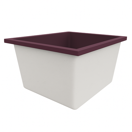 1050 L x 1050 W x 625 H. Petite baignoire profonde. Omnitub Duo