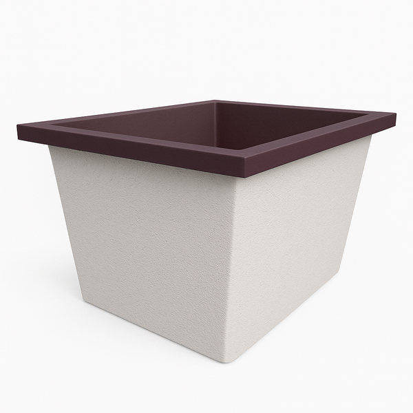 Omnitub Solo Extra 1150 x 900 handmade UK deep soaking tub 600mm depth rectangular - installed in bathroom 4