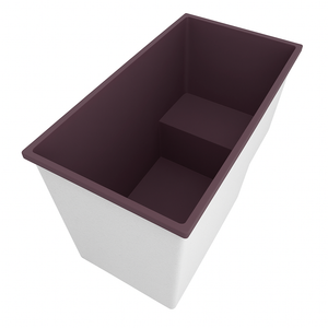 1495 x 800 Seated Soaking Tub – 1000mm Depth – Rectangular – Omnitub