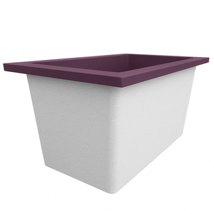 Omnitub 1250 x 750 Deep Soaking Bathtub – 600mm Internal Depth – Rectangular