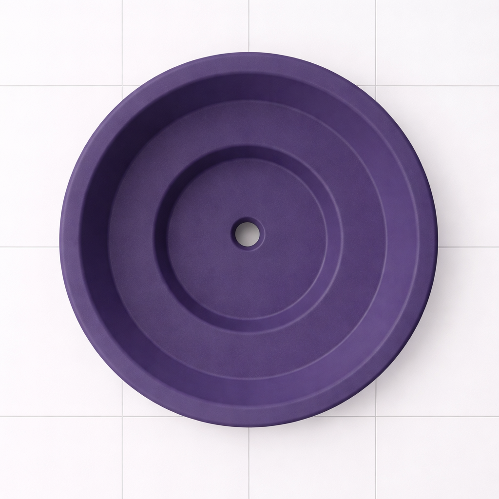 1500 Diameter Soaking Tub – 1000mm Depth – Round by Omnitub - styled setting 2