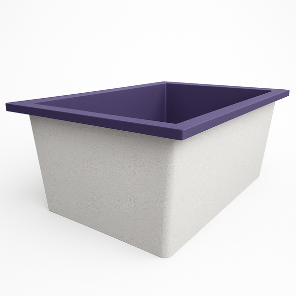 Omnitub Solo Plus 1250 x 1050 handmade UK deep soaking tub 600mm depth wide rectangular - design feature 3
