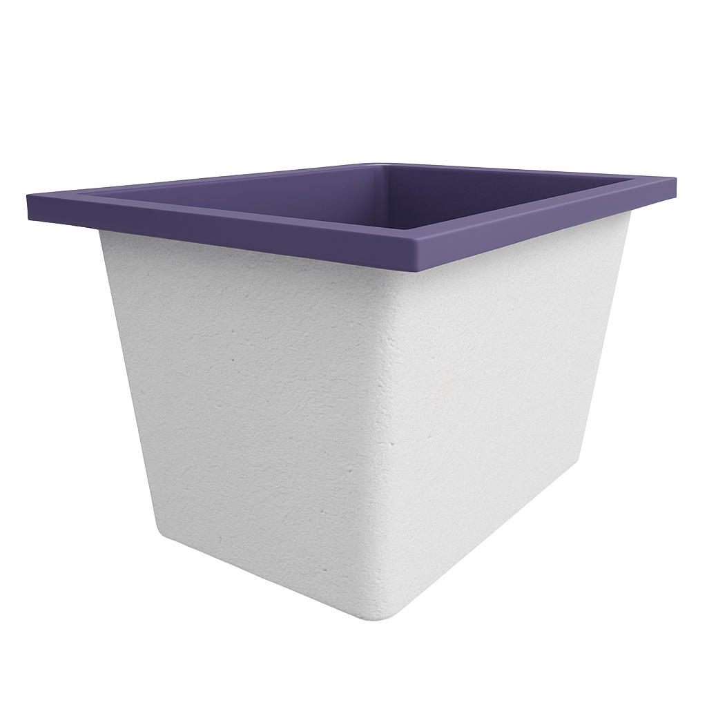 1050 x 750 Deep Soaking Tub – 600mm Depth – Rectangular – Omnitub