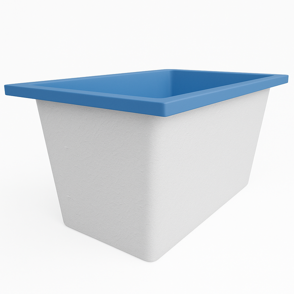 Omnitub Solo Supreme 1250 x 850 UK deep soaking tub 600mm depth rectangular - interior detail 3