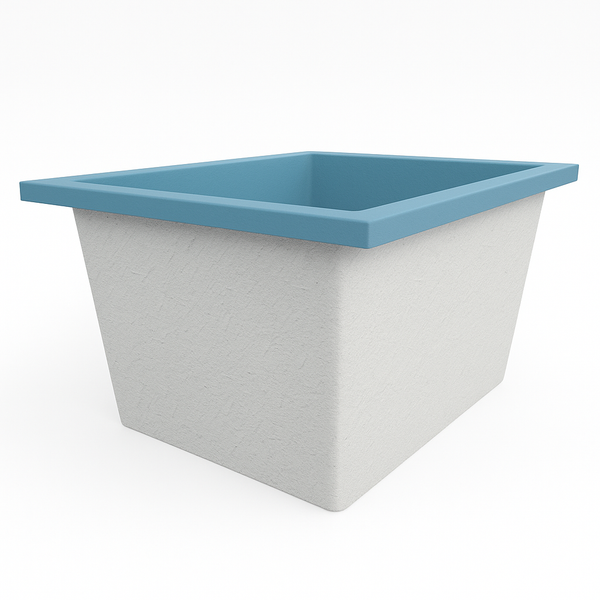 Omnitub Solo Extra 1150 x 900 handmade UK deep soaking tub 600mm depth rectangular - lifestyle setting 4