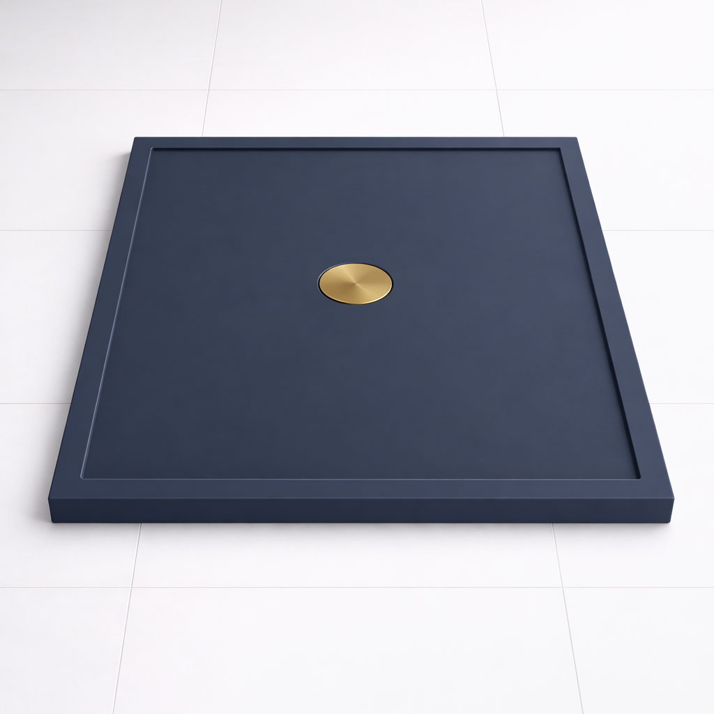 Omnitub 740 × 590 Rectangular Shower Tray – 35mm Slim Non-Slip - dimensions overview 5