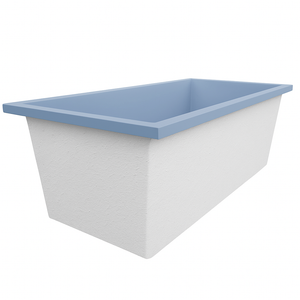 Deep Bathtub 1900 L x 900 W x 600 Soaking Depth Handmade by Omnitub