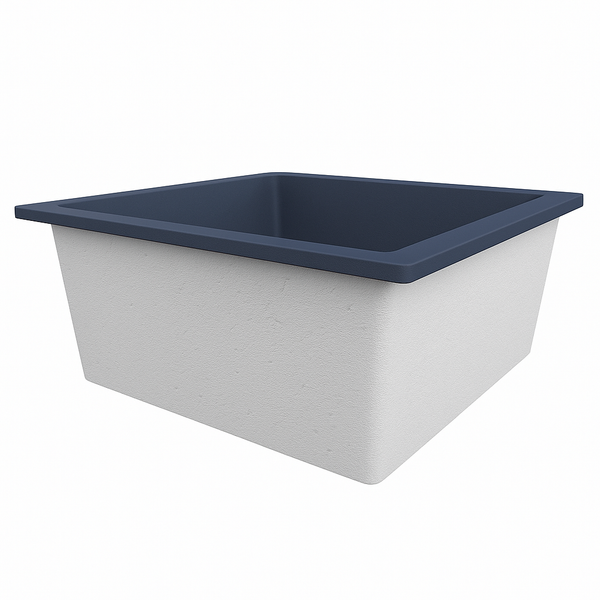 Omnitub 1200 x 1200 deep soaking tub 600mm depth square - gallery image 2