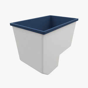 Deep Bathtub With Seat 1100 L x 700 W x 1000 Depth Handmade by Omnitub
