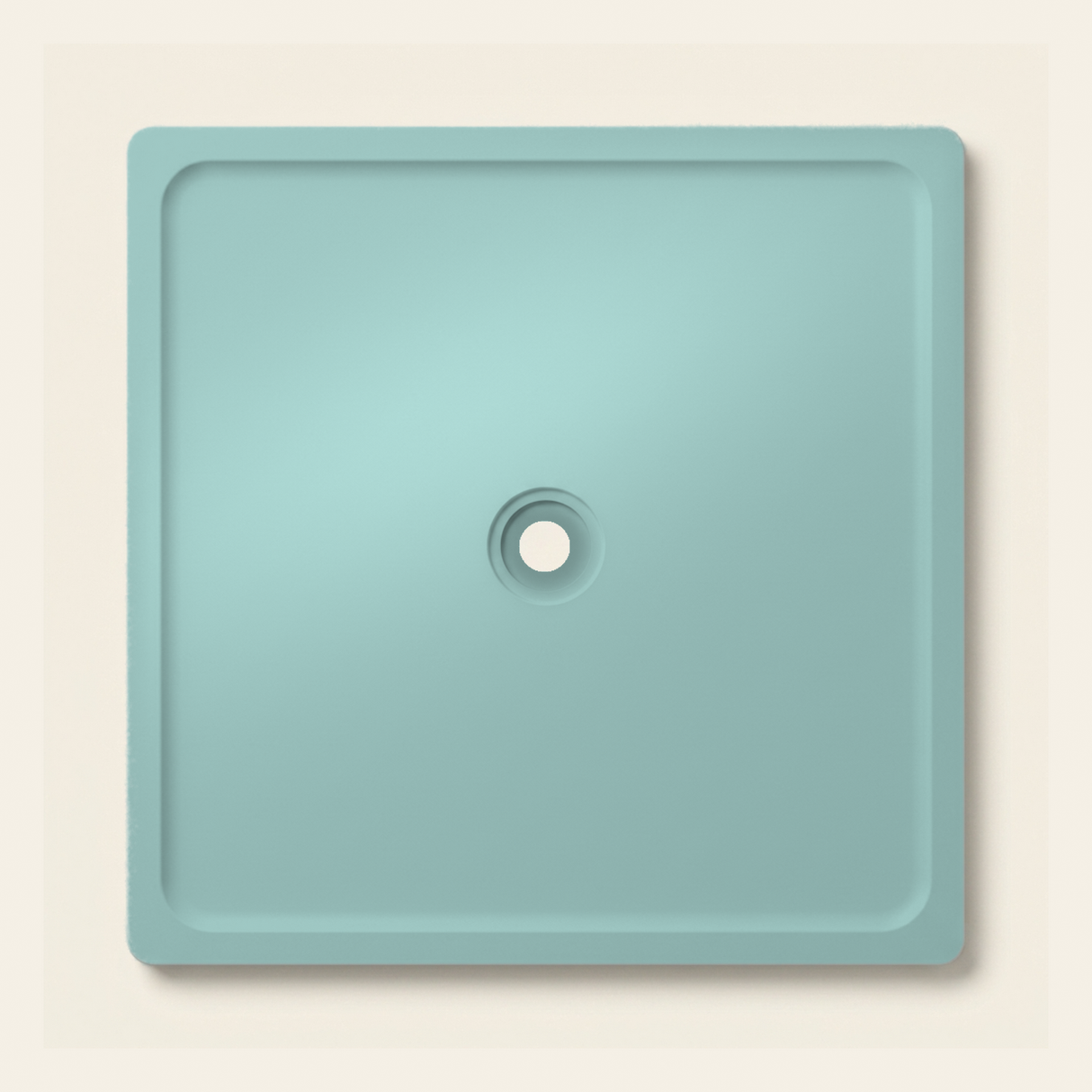 OMN-V5B Duckegg Blue — 1500 x 1500 shower tray