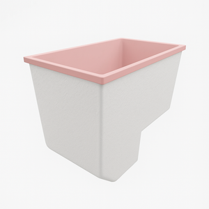 Deep Bathtub With Seat 1100 L x 700 W x 1000 Depth Handmade by Omnitub