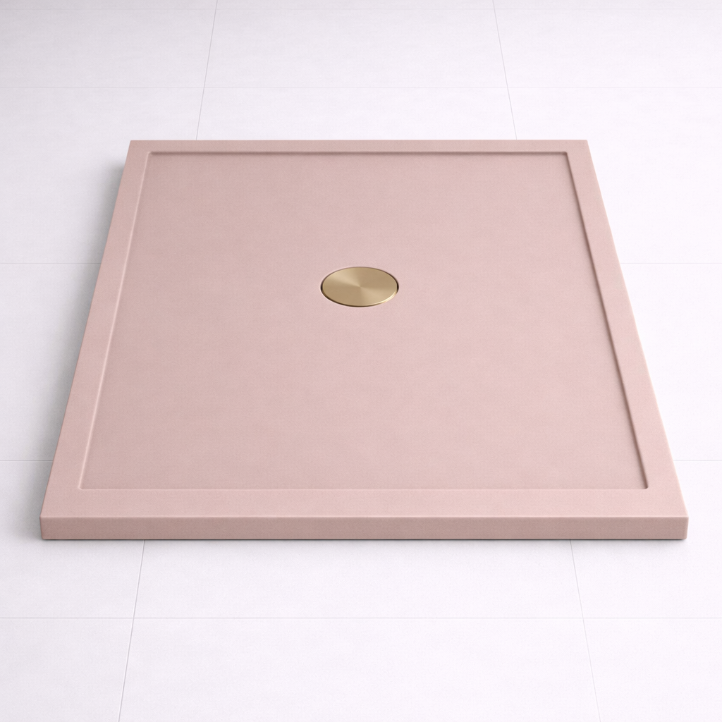 Omnitub 740 × 590 Rectangular Shower Tray – 35mm Slim Non-Slip - colour detail 3