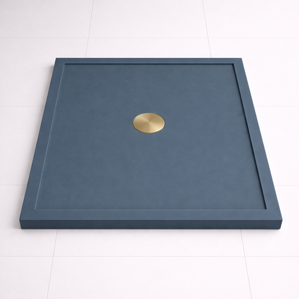 Omnitub 740 × 590 Rectangular Shower Tray – 35mm Slim Non-Slip - interior detail 3
