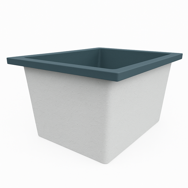 Omnitub Solo Extra 1150 x 900 handmade UK deep soaking tub 600mm depth rectangular - design feature 4