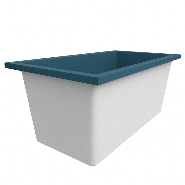 Omnitub 1500 x 800 handmade UK deep soaking tub 600mm depth rectangular - feature highlight 3