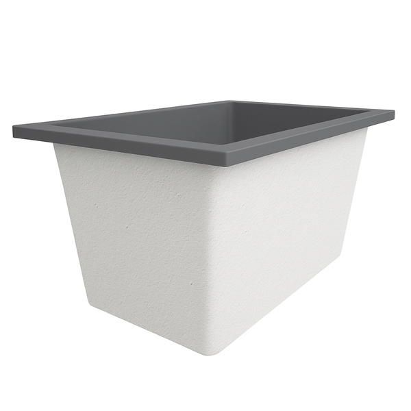 Omnitub Solo Supreme 1250 x 850 UK deep soaking tub 600mm depth rectangular - product detail 3