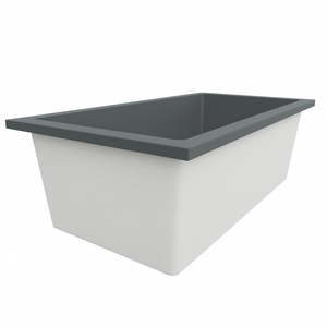 Deep Bathtub 1750 L x 950 W x 600 Soaking Depth Handmade by Omnitub