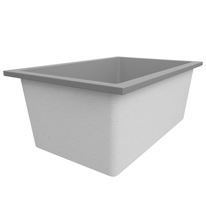 Deep Bathtub 1800 L x 1050 W x 600 Soaking Depth Handmade by Omnitub