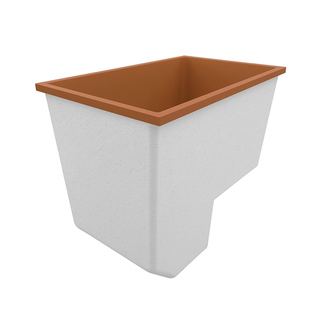 Deep Bathtub With Seat 1100 L x 1100 W x 1000 Depth Handmade by Omnitub