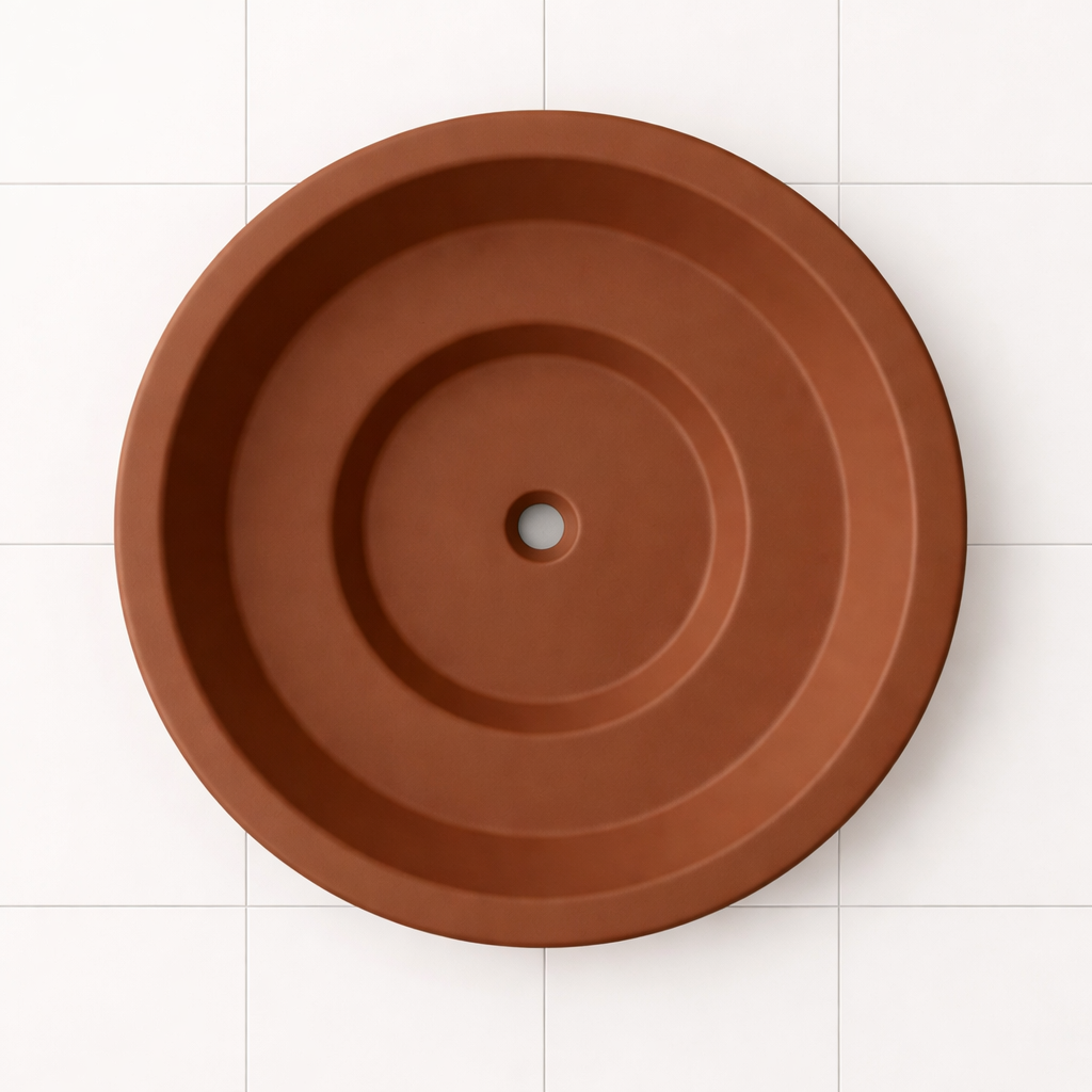 1500 Diameter Soaking Tub – 1000mm Depth – Round by Omnitub - top-down view 3