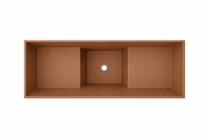 Baignoire à assise profonde 1100 L x 700 W x 1000 H Baignoire de trempage japonaise d'Omnitub