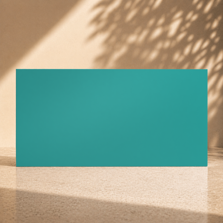 Omnitub Deep Bath Panel — Aquamarine (Front)